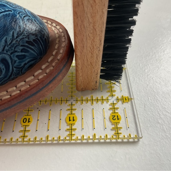 Olathe Tooled Cowgirl Roper Boots 7 B Barbie Pink Upper - Picture 14 of 14